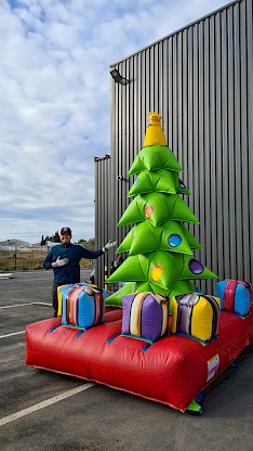 Sapin de noël gonflable grande taille