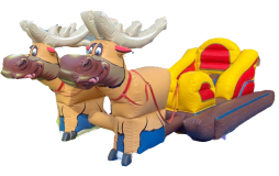 Traineau du Père Noël Gonflable