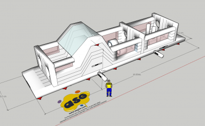 Parcours Gonflable sur Mesure