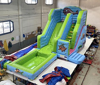 Toboggan Gonflable AQUA + BASSIN - 3950€