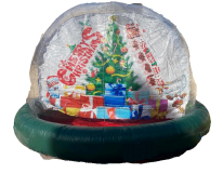 Boule de neige gonflable géante