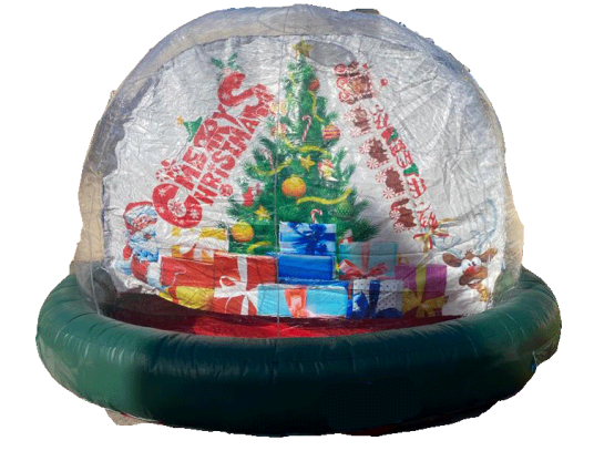 Boule de neige gonflable géante
