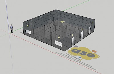 Structure Gonflable " ARENE LAZER" sur mesure