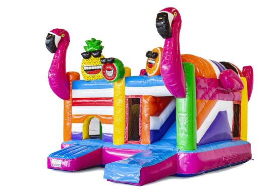 multiplay flamant rose gonflable asg34