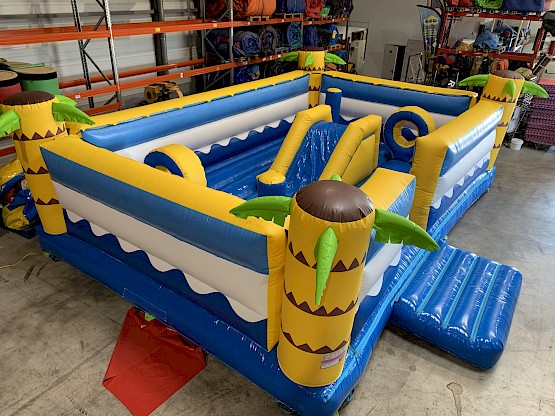 Votre aire de jeux gonflable neuve