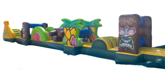 Parcours aquatique gonflable de 18 m