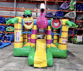 Aire Gonflable FUN FLAMANTS ROSES 2100€ht