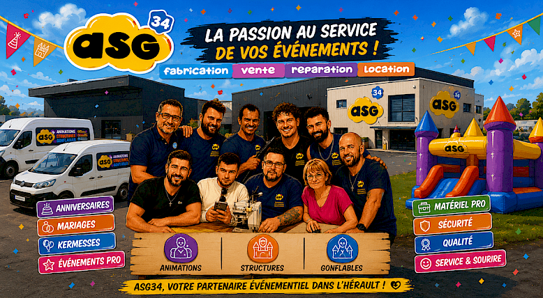 Asg34, votre partenaire, évènementiel dans l'Hérault