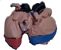 2 Costumes de sumos enfants asg34 en mousse