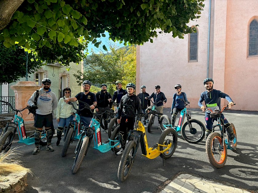 L'équipe ASG en sortie vélo