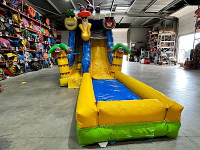 Toboggan gonflable caraibes gamme access occasion