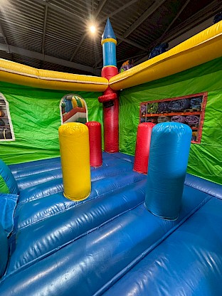 Intérieur du jeu gonflable