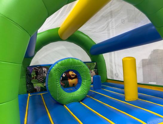 Décor 3D Château gonflable Arches Jungle