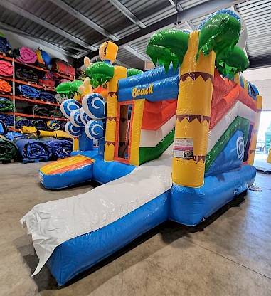 MultiPlay Gonflable "SURFEUR" avec toboggan