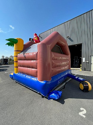 Photo d'ensemble : Combo Gonflable Bateau Pirates
