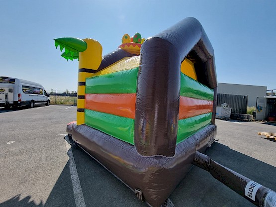 Vue arrière -  combo gonflable dinosaure vente neuf