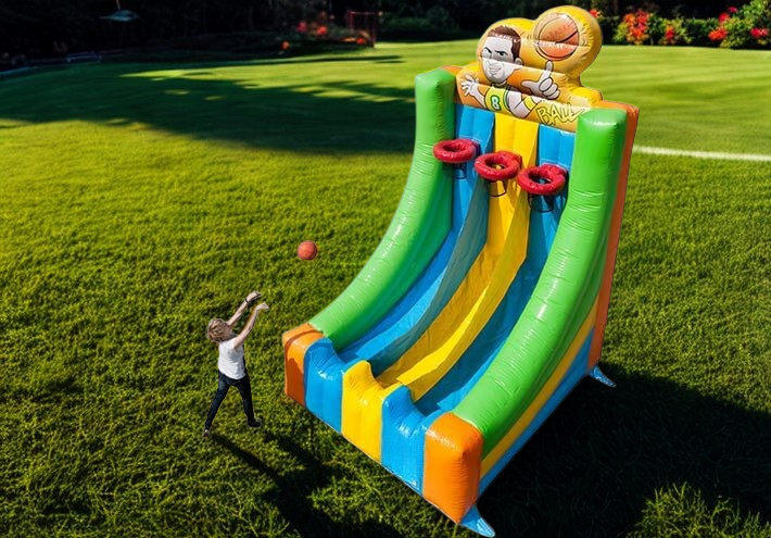 jeu challenge basket panier sport gonflable - Animations gonflables ...