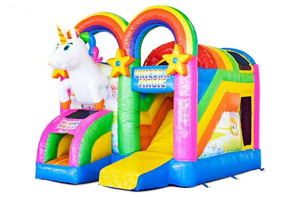 Vente de combo gonflable licorne et arc en ciel neuf "HAPPY"