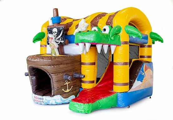Combo gonflable festy, bateau pirate, vendu neuf avec accessoires