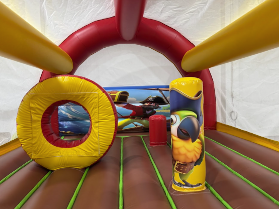 Décor 3D et obstacles - Château gonflable Access fun arche 5/4 "Pirates"