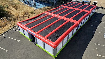 Structure Gonflable " CALL OF NERF" sur mesure
