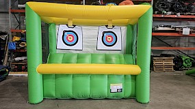 Jeu de tir à l'arc gonflable