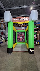 STRUCTURE GONFLABLE ACCESS LANCER DE HACHES VERT
