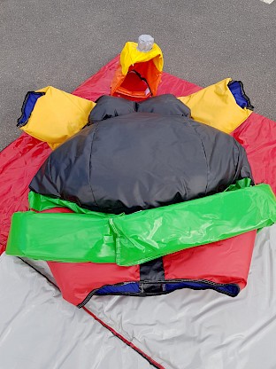 Sumo gaulois avec costume Astérix et Obélix