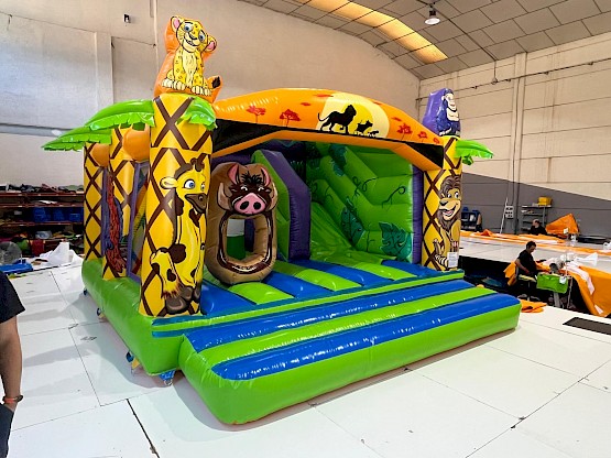 Château, gonflable maxi, Jungle, gamme signature neuf