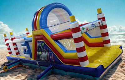 PARCOURS GONFLABLE ACCESS FUN13m "OCEAN"