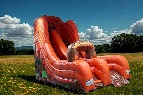 Toboggan gonflable Volcano de la gamme Access