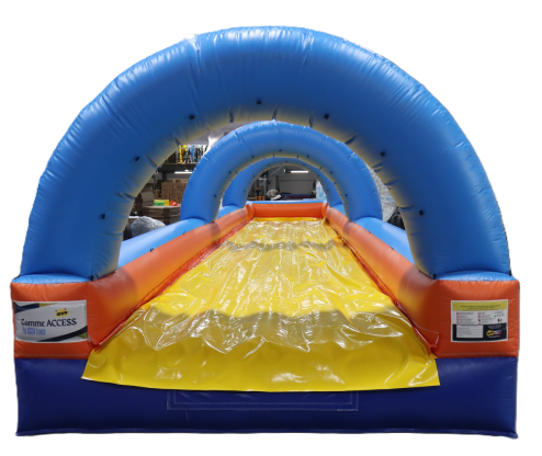 Vu avant de votre ventre glisse gonflable