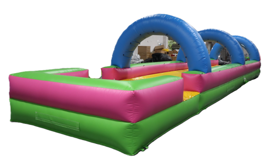 Jeux de glisse gonflable neuf avec soufflerie et accessoires