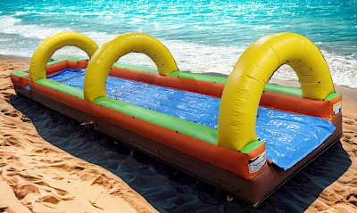 VENTREGLISS ARCH orange 14m jeu gonflable ACCESS