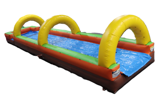 Ventreglisse gonflable 14m de longueur. Jeu de glisse en stock