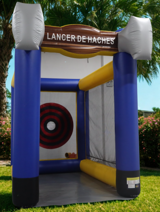 Votre Jeu de lancer de haches gonflable à la vente en stock neuf