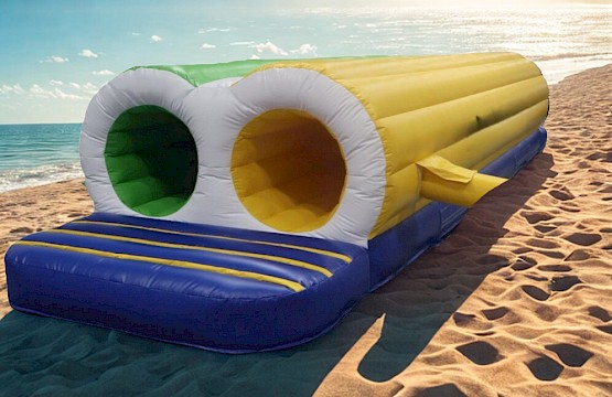 Double tunnel gonflable