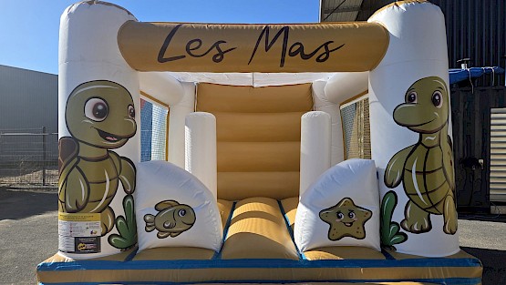 Différents obstacles et jeux - Aire de jeu gonflable "LES MAS"