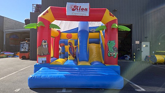 Votre aire de jeux gonflables, décor au choix