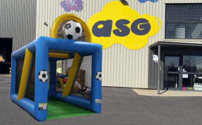 STRUCTURE GONFLABLE ACCESS "TIR au BUT" bleu