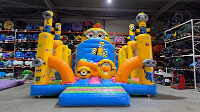 Aire de jeu gonflable "Bonhommes JAUNES"