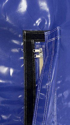 ZIP de protection sur toboggan volcan