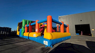 PARCOURS OBSTACLES DELIRUSH gonflable occasion