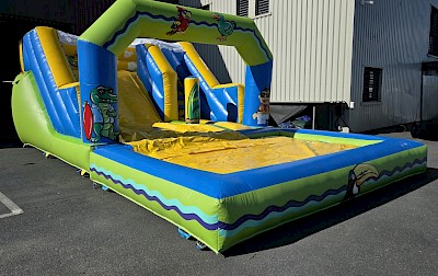 Toboggan Gonflable ECOAQUA "des ILES" SIGNATURE